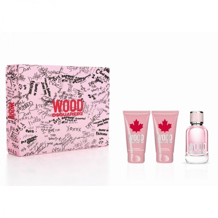 Women's Perfume Set Dsquared2 Wood Pour Femme EDP