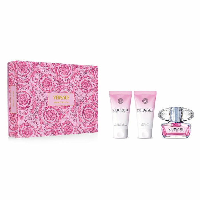 Women's Perfume Set Versace Bright Crystal