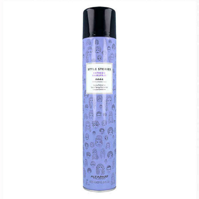 Laca de Fijación Extra Fuerte Style Stories Extreme Alfaparf Milano (500 ml)