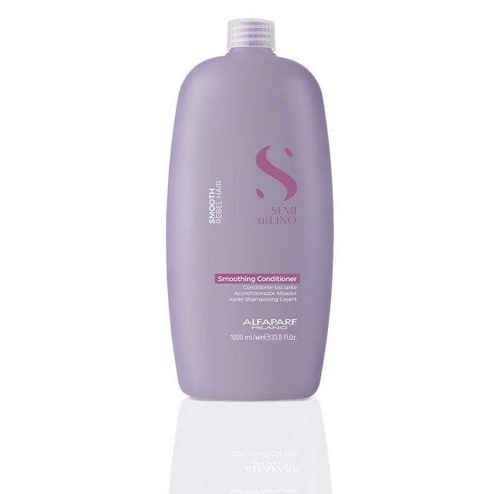 Acondicionador Desenredante Alfaparf Milano Semi Di Lino Smooth Hidratante 1 L