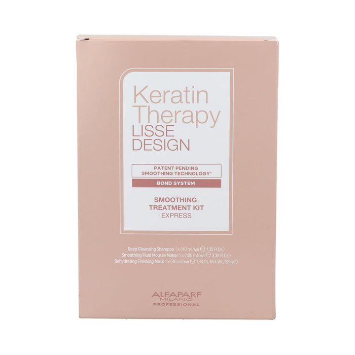 Tratamiento Capilar Fortalecedor Alfaparf Milano Lisse Design 100 ml Keratina 2 x 40 ml