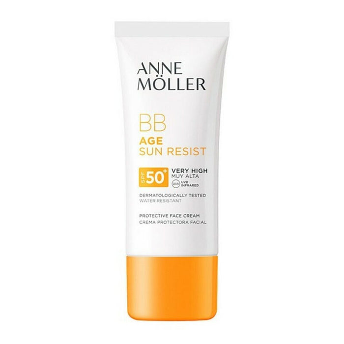 Crema Hidratante con Color Âge Sun Rerist BB Cream Anne Möller 90008C (50 ml) SPF	50+ Spf 50 50 ml