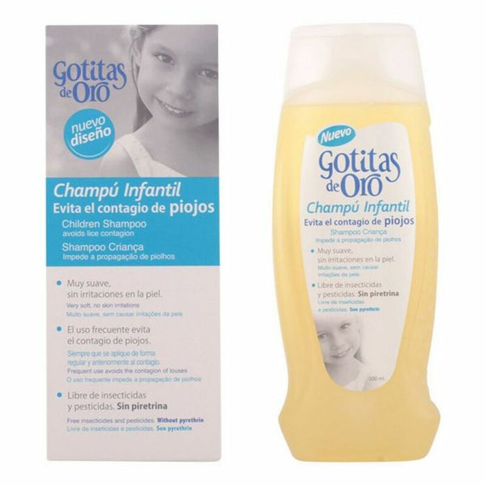 Champú Antipiojos Gotitas de Oro Instituto Español 8411047137017 (500 ml) 500 ml