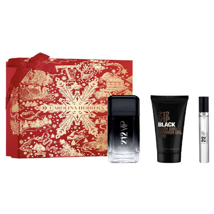 Women's Perfume Set Carolina Herrera 212 Vip Black 100 ml