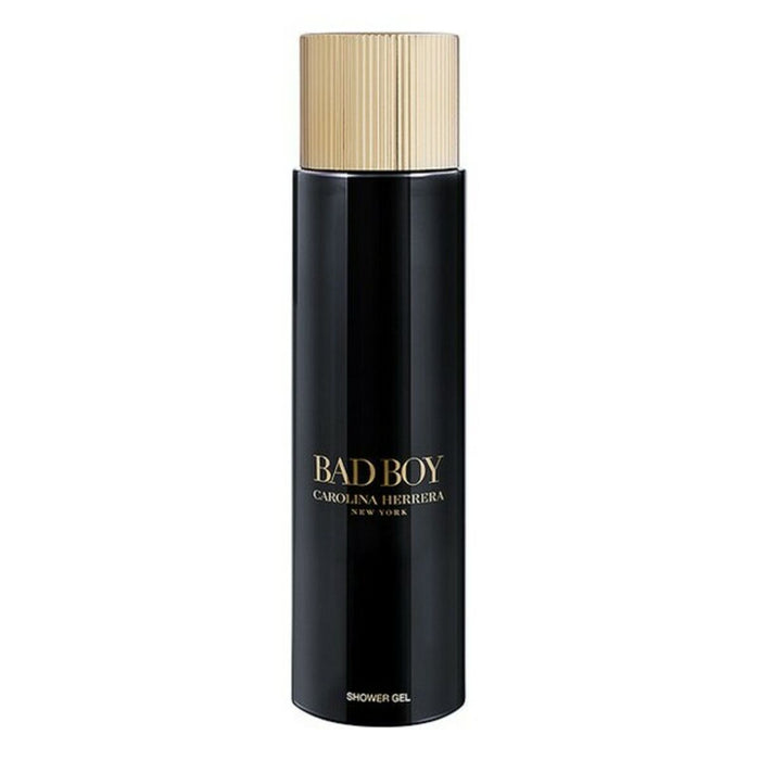 Shower Gel Bad Boy Carolina Herrera Bad Boy Gel Bottle Black Plastic (1 Unit) (200 ml)