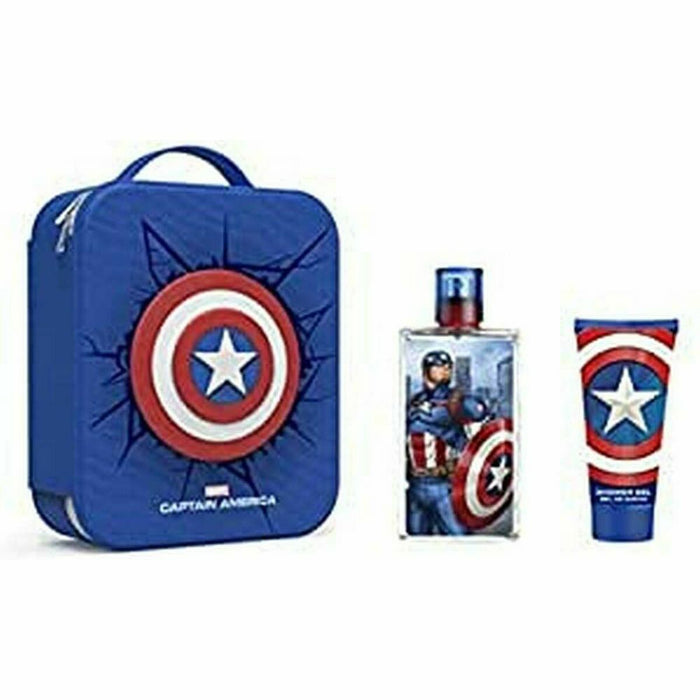 Set de Perfume Infantil Capitán América AVENGERS EDT Captain America 2 Piezas 3 Piezas
