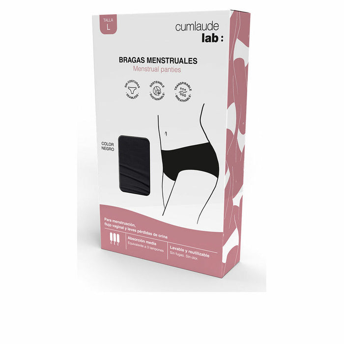 Aceite Hidratante Cumlaude Lab CUMLAUDE LAB BRAGAS MENSTRUALES Negro L 1 unidad (Parafarmacia)