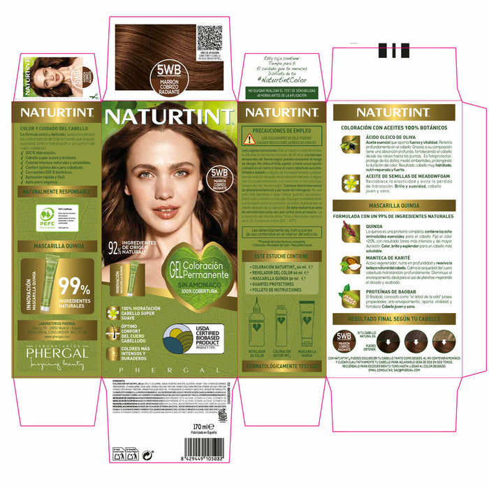 Mascarilla Capilar Naturtint NATURTINT COLORACIÓN 170 ml
