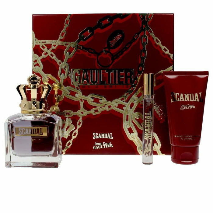 Set de Perfume Hombre Jean Paul Gaultier EDT Scandal 3 Piezas