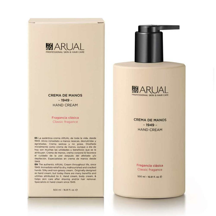 Crema de Manos Arual Fragancia Clásica 500 ml