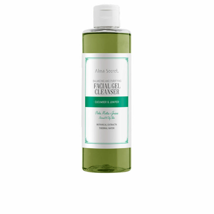 Facial Cleansing Gel Alma Secret   Juniper Cucumber Balancing Purifying 200 ml