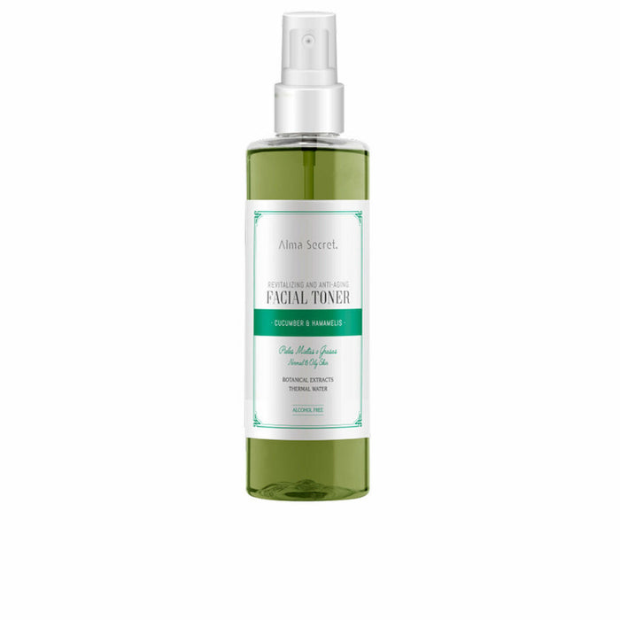 Tónico Facial Antiedad Alma Secret   Pepino Revitalizante Hammamelis 200 ml