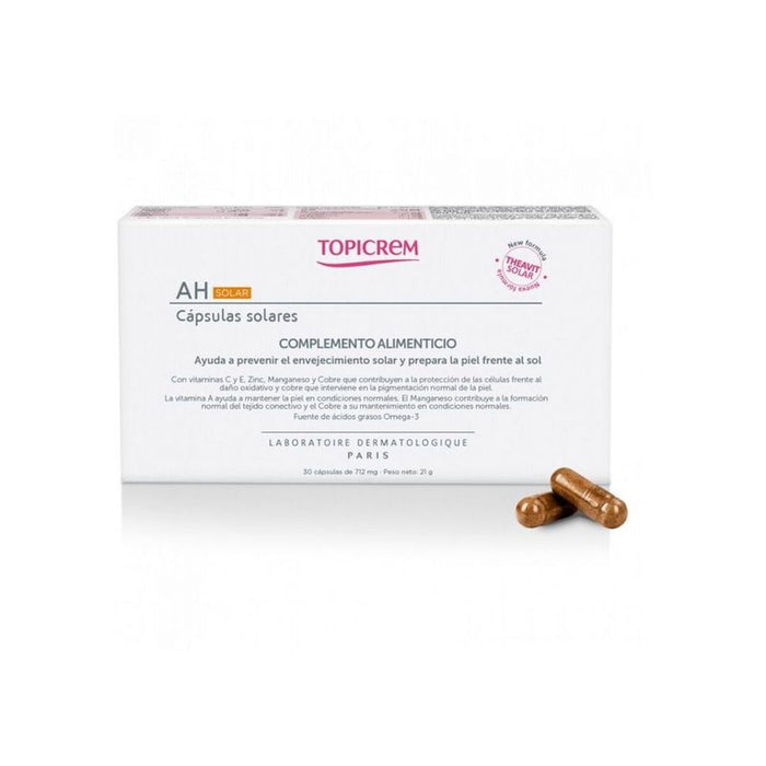 Anti-Brown Spot Treatment Topicrem Theavit Solar Tablets 30 Units