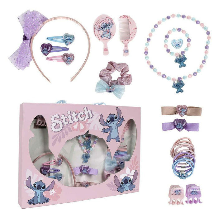 Hair accessories Stitch Pink 24 Pieces