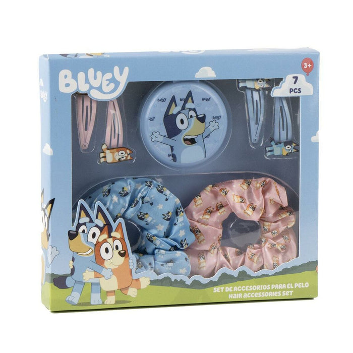 Accesorios para el Pelo Bluey Multicolor 7 Piezas