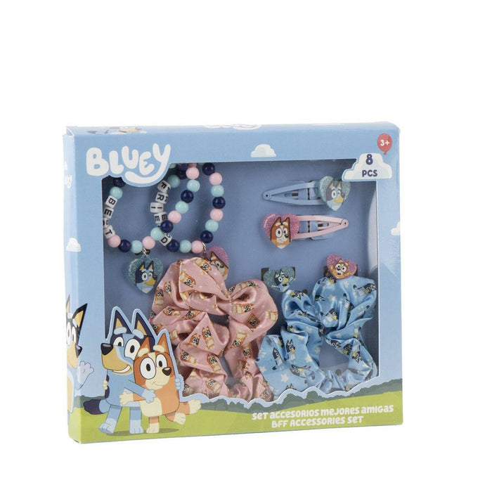 Accesorios para el Pelo Bluey Multicolor 8 Piezas