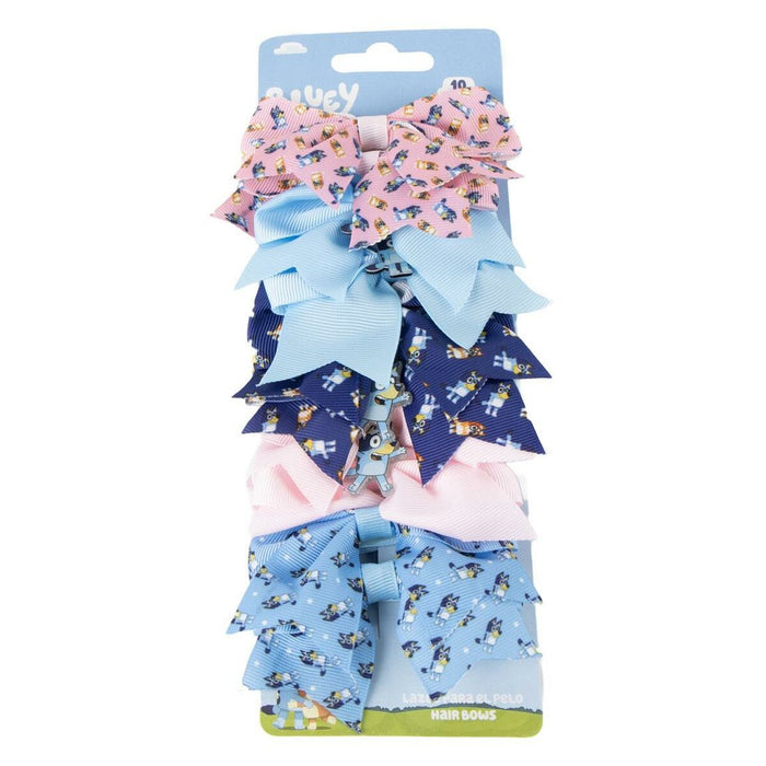 Gomas de Pelo Bluey Multicolor 10 Piezas