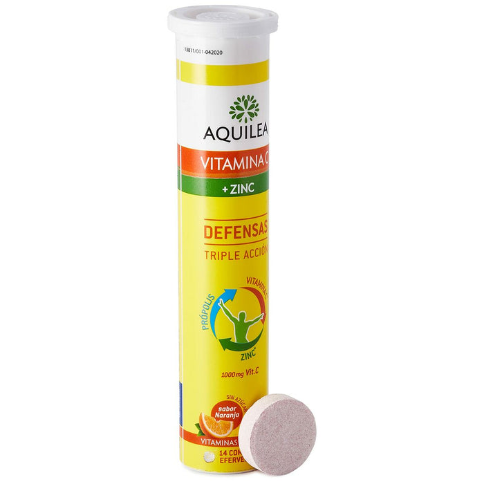 Complemento Alimenticio Aquilea   Vitamina C Zinc 14 Unidades