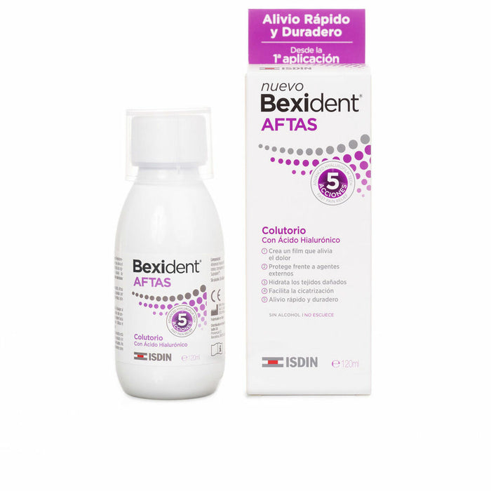 Enjuague Bucal Isdin Bexident Aftas Protector bucal Cicatrización (120 ml)