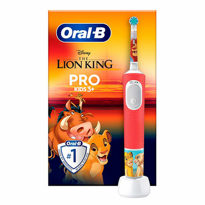 Cepillo de Dientes Eléctrico Oral-B Rey Leon Rojo Multicolor