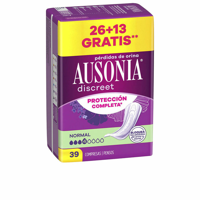 Compresas para Incontinencia Ausonia DISCREET 39 Unidades