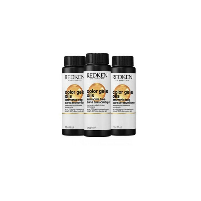 Tinte Permanente Redken Color Gel Oils Na 3 x 60 ml Nº 08NA - 8.01 (3 Unidades)
