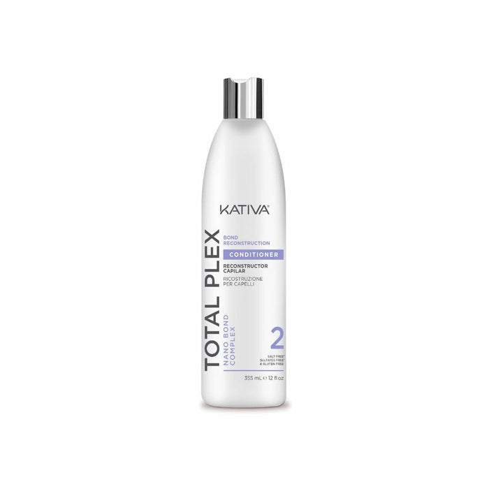 Acondicionador Reparador Kativa Total Plex 2 Cabello rubio 355 ml