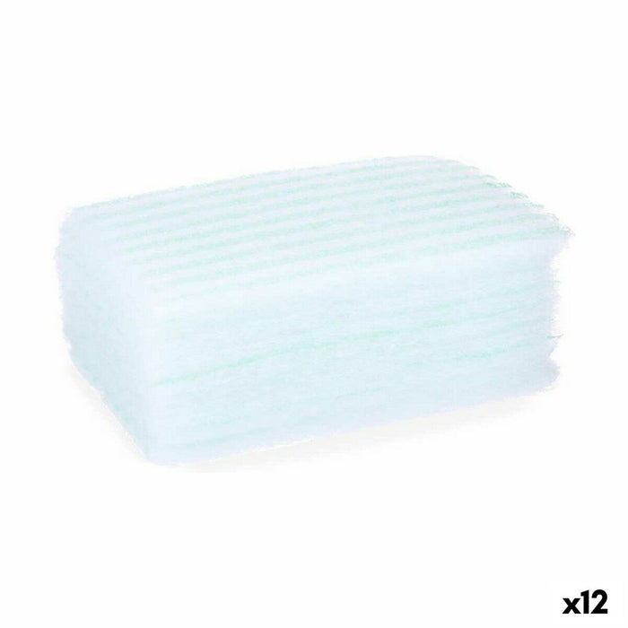 Body Sponge Berilo 11880014 Blue White 19,5 x 12 x 1,5 cm Soap (12 Units)