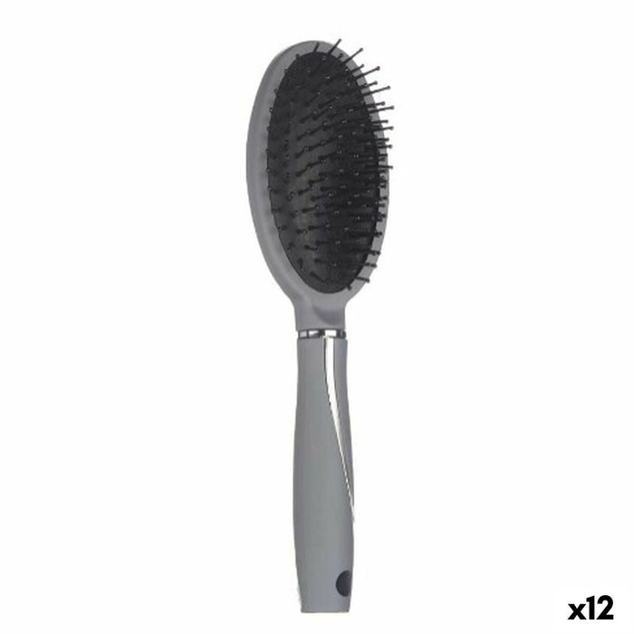 Cepillo Berilo 348 Gris Silicona Plástico (12 Unidades)