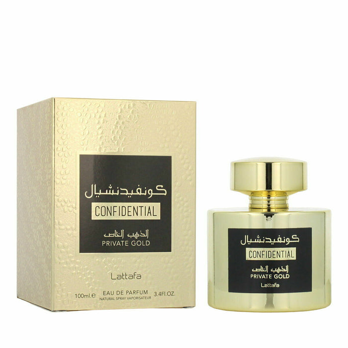 Unisex Perfume Lattafa CONFIDENTIAL PRIVATE GOLD