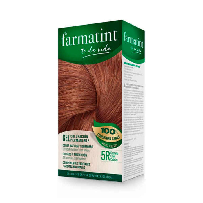 Tinte Permanente Farmatint 5r- Castaño Claro Cobriz